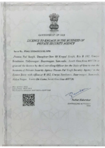 PSARA License
